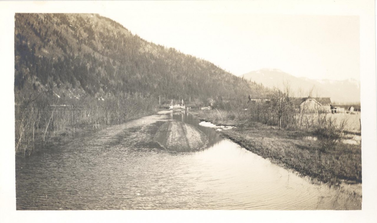 Flood Near Chilliwack Mountain, ca. 1935 [2012.061.034] 